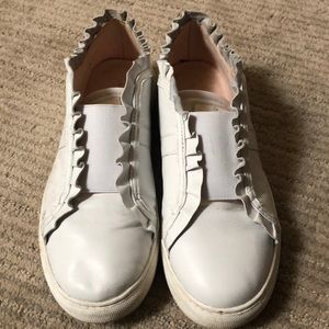 Kate spade ruffle sneakers